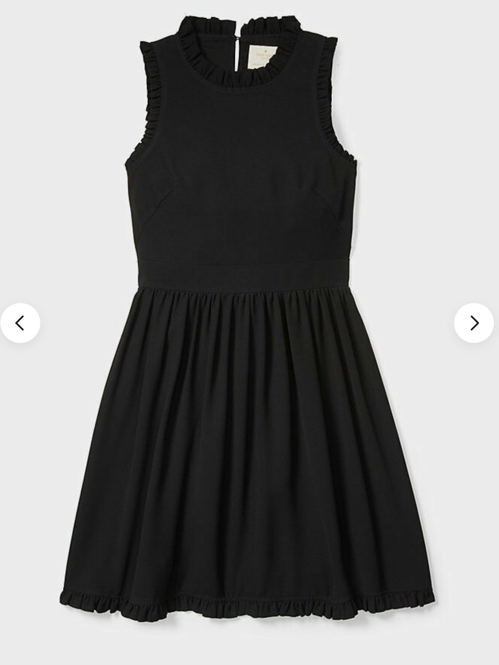 Kate Spade New York Women's Ruffle Sleeveless Fit & Flare Dress Size 0